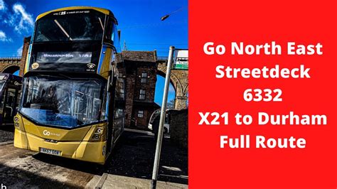 Operated by Arriva. . X21 durham to newcastle timetable